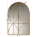 Baxton Studio Celerina Modern and Contemporary Gold Finished Metal Accent Wall Mirror - BSORXW-10393-Gold