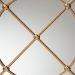 Baxton Studio Ohara Modern and Contemporary Gold Finished Metal Accent Wall Mirror - BSORXW-10394-Gold