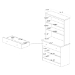 Baxton Studio Agni Modern and Contemporary Oak Brown Finished Wood Buffet and Hutch Kitchen Cabinet - BSODR 883701-Wotan Oak