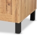 Baxton Studio Excel Modern and Contemporary Oak Brown Finished Wood 2-Door Storage Cabinet - BSOSR 890005-H-Wotan Oak