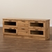 Baxton Studio Adelino Modern and Contemporary Oak Brown Finished Wood 2-Drawer TV Stand - BSOTV834133-H-Wotan Oak