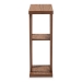 Baxton Studio Boone Modern and Contemporary Walnut Brown Finished Wood Console Table - BSOFP-01-Walnut-Console