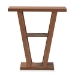 Baxton Studio Boone Modern and Contemporary Walnut Brown Finished Wood Console Table - BSOFP-01-Walnut-Console