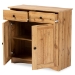 Baxton Studio Lauren Modern and Contemporary Oak Brown Finished Wood 2-Door Buffet Kitchen Cabinet - BSODR 883400-Wotan Oak