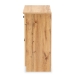 Baxton Studio Lauren Modern and Contemporary Oak Brown Finished Wood 2-Door Buffet Kitchen Cabinet - BSODR 883400-Wotan Oak