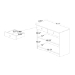 Baxton Studio Lauren Modern and Contemporary Oak Brown Finished Wood 2-Door Buffet Kitchen Cabinet - BSODR 883400-Wotan Oak