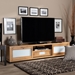 Baxton Studio Gerhardine Modern and Contemporary Oak Brown Finished Wood 1-Drawer TV Stand - BSOTV834128-Wotan Oak