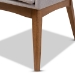 Baxton Studio Dorina Mid-Century Modern Greyish Beige Fabric Upholstered and Walnut Brown Finished Wood 5-Piece Dining Set - BSOBBT5281-Greyish Beige/Walnut-5PC Dining Set