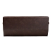 Baxton Studio Christa Mid-Century Modern Transitional Dark Brown Faux Leather Effect Fabric Upholstered and Walnut Brown Finished Wood Sofa - BSOWM5020-Dark Brown/Walnut-SF