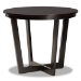 Baxton Studio Morigan Modern Transitional Grey Fabric Upholstered and Dark Brown Finished Wood 5-Piece Dining Set - BSOMorigan-Grey/Dark Brown-5PC Dining Set
