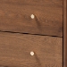 Baxton Studio Landis Mid-Century Modern Ash Walnut Finished Wood 4-Drawer Chest - BSOMG9002-Ash Walnut-4DW-Chest
