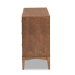 Baxton Studio Landis Mid-Century Modern Ash Walnut Finished Wood 6-Drawer Dresser - BSOMG9002-Ash Walnut-6DW-Dresser