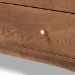 Baxton Studio Landis Mid-Century Modern Ash Walnut Finished Wood 6-Drawer Dresser - BSOMG9002-Ash Walnut-6DW-Dresser