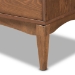Baxton Studio Landis Mid-Century Modern Ash Walnut Finished Wood 6-Drawer Dresser - BSOMG9002-Ash Walnut-6DW-Dresser