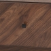 Baxton Studio Hartman Mid-Century Modern Walnut Brown Finished Wood Coffee Table - BSOLV23CFT23140WI-Columbia-CT