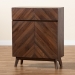 Baxton Studio Hartman Mid-Century Modern Walnut Brown Finished Wood Shoe Cabinet - BSOLV23SC23150WI-Columbia-Shoe Cabinet