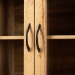 Baxton Studio Laurana Modern and Contemporary Oak Brown Finished Wood Kitchen Cabinet and Hutch - BSOWS883200-Wotan Oak