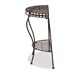 Baxton Studio Laraine Modern and Contemporary Brown Metal Outdoor Console Table - BSOH01-99057A-Metal Console Table