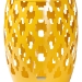 Baxton Studio Branson Modern and Contemporary Yellow Finished Metal Outdoor Side Table - BSOH01-101370A Yellow Metal Side Table