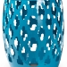 Baxton Studio Branson Modern and Contemporary Blue Finished Metal Outdoor Side Table - BSOH01-101370C Blue Metal Side Table