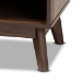 Baxton Studio Hartman Mid-Century Modern Walnut Brown Finished Wood TV Stand - BSOLV23TV2312WI-Columbia-TV