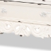 Baxton Studio Levron Classic and Traditional Two-Tone Walnut Brown and Antique White Finished Wood 5-Drawer Storage Cabinet - BSOJY20B089-Antique White-5DW-Cabinet