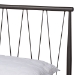 Baxton Studio Samir Modern Industrial Black Bronze Finished Metal Full Size Platform Bed - BSOTS-Lidia-Black-Full