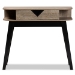 Baxton Studio Wales Modern and Contemporary Light Brown Finished Wood 1-Drawer Console Table - BSOWales-1DW-Console