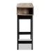 Baxton Studio Wales Modern and Contemporary Light Brown Finished Wood 1-Drawer Console Table - BSOWales-1DW-Console