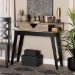 Baxton Studio Wales Modern and Contemporary Light Brown Finished Wood 1-Drawer Console Table - BSOWales-1DW-Console