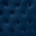 Baxton Studio Clovis Modern and Contemporary Navy Blue Velvet Fabric Upholstered Queen Size Headboard - BSOClovis-Navy Blue Velvet-HB-Queen
