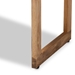 Baxton Studio Kaleb Rustic Mid-Century Modern Oak Brown Finished Wood Bench - BSOSK9113-Oak-Bench