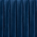 Baxton Studio Emile Modern and Contemporary Navy Blue Velvet Fabric Upholstered and Dark Brown Finished Wood Queen Size Headboard - BSOEmile-Navy Blue Velvet-HB-Queen