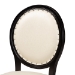 Baxton Studio Louis Traditional French Inspired Beige Faux Leather Upholstered and Black Finished Wood 2-Piece Dining Chair Set - BSOW-LOUIS-O-07-Black/Beige-Chair
