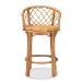 bali & pari Orchard Modern Bohemian Natural Brown Rattan Counter Stool - BSOOrchard-Rattan-CS