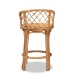 bali & pari Orchard Modern Bohemian Natural Brown Rattan Counter Stool - BSOOrchard-Rattan-CS