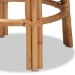 bali & pari Orchard Modern Bohemian Natural Brown Rattan Counter Stool - BSOOrchard-Rattan-CS