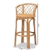 bali & pari Orchard Modern Bohemian Natural Brown Rattan Bar Stool - BSOOrchard-Rattan-BS
