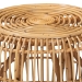 bali & pari Maverick Modern Bohemian Natural Brown Rattan End table - BSOMaverick-Rattan-ET