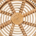 bali & pari Maverick Modern Bohemian Natural Brown Rattan End table - BSOMaverick-Rattan-ET