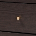 Baxton Studio Cormac Modern and Contemporary Espresso Brown Finished Wood and Gold Metal 8-Drawer Dresser - BSOLV28COD28232-Modi Wenge-8DW-Dresser