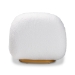 Baxton Studio Paiva Modern and Contemporary White Boucle Upholstered and Brushed Gold Finished Accent Chair - BSO2015-White-CC