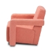 Baxton Studio Madian Modern and Contemporary Light Red Fabric Upholstered Armchair - BSO2018-Red-CC