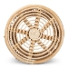 bali & pari Edena Modern Bohemian Natural Brown Finished Rattan End Table - BSORT009-Rattan-ET