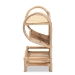 bali & pari Liora Modern Bohemian Natural Brown Finished Rattan 3-Tier Display Shelf - BSORBS009-Rattan-Shelf