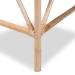 bali & pari Jayden Modern Bohemian Natural Brown Finished Rattan 2-Piece End Table Set - BSOJayden-Rattan-ET Set