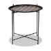 Baxton Studio Ivana Modern and Contemporary Black Finished Metal Plant Stand - BSOH01-102573 Metal Plant Stand