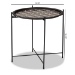 Baxton Studio Ivana Modern and Contemporary Black Finished Metal Plant Stand - BSOH01-102573 Metal Plant Stand