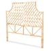 Baxton Studio Jayliah Modern Bohemian Natural Brown Rattan Queen Size Standalone Headboard