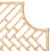 bali & pari Jayliah Modern Bohemian Natural Brown Rattan Queen Size Standalone Headboard - BSOWS004-Rattan-HB-Queen